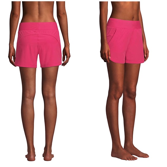 Lands' End Swim Lands End Swim Shorts Pink Poshmark